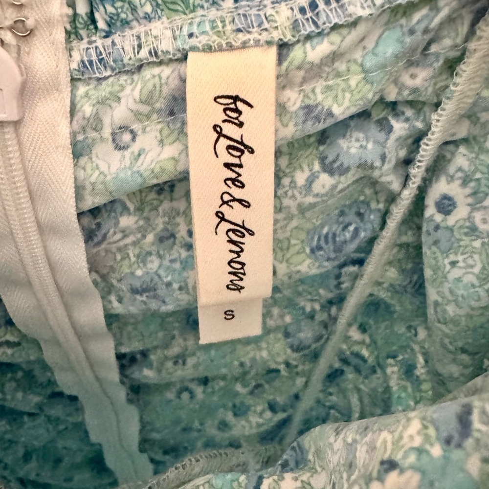 For Love And Lemons Alana Mini Dress in Blue - Picture 10 of 12